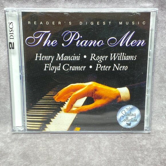 The Piano Men 2 Disc CD Set Henry Mancini Roger Williams Sterling Collection - Picture 1 of 4